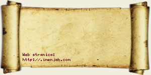 Žaklina Atanasković vizit kartica